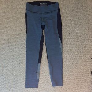 Outdoor Voices Color Block Leggings, Blue - SIZE M